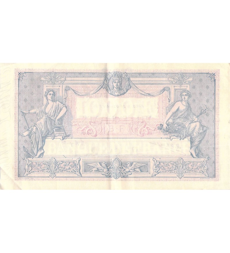 FRANCE - 1000 FRANCS BLEU ET ROSE 24/12/1925 - SERIE F.2114 - TTB+