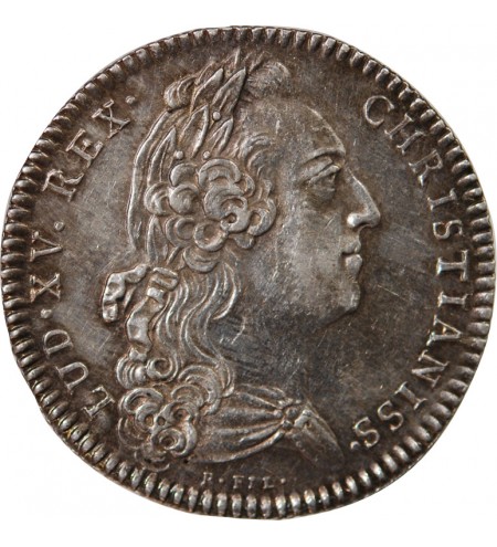 ETATS DE BRETAGNE, LOUIS XV - JETON ARGENT 1772 MORLAIX