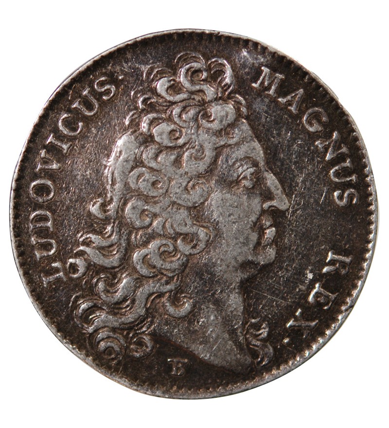 ETATS DE BRETAGNE, LOUIS XIV - JETON ARGENT 1711 DINAN R2 Daniel 67