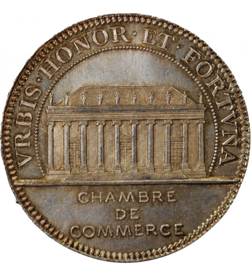 CHAMBRE DE COMMERCE DE NANTES - JETON ARGENT poinçon Abeille (1860 /1879)