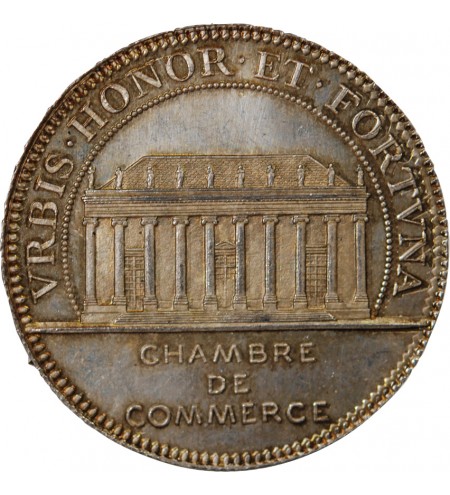 CHAMBRE DE COMMERCE DE NANTES - JETON ARGENT poinçon Abeille (1860 /1879)