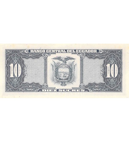 EQUATEUR - 10 SUCRES 29/04/1986 - NEUF
