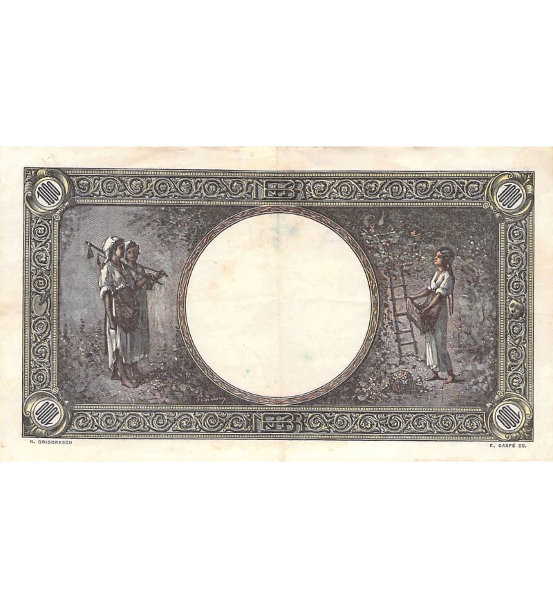 ROUMANIE, CAROL II - 1000 LEI 19/12/1938 - TTB+