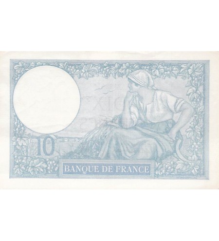 FRANCE - 10 FRANCS MINERVE 16/01/1941 - SUP