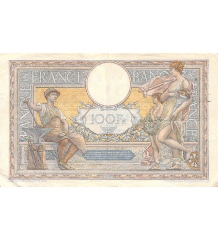 FRANCE, LUC-OLIVIER MERSON - 100 FRANCS 16/07/1928 - TB+