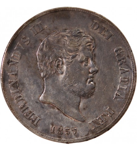 ROYAUME DES DEUX-SICILES, FERDINAND II - 120 GRANA ARGENT 1857