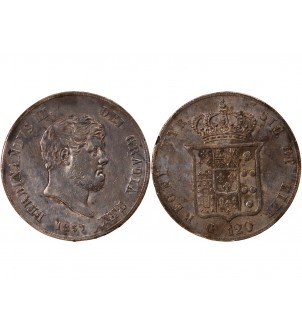 ROYAUME DES DEUX-SICILES, FERDINAND II - 120 GRANA ARGENT 1857 2