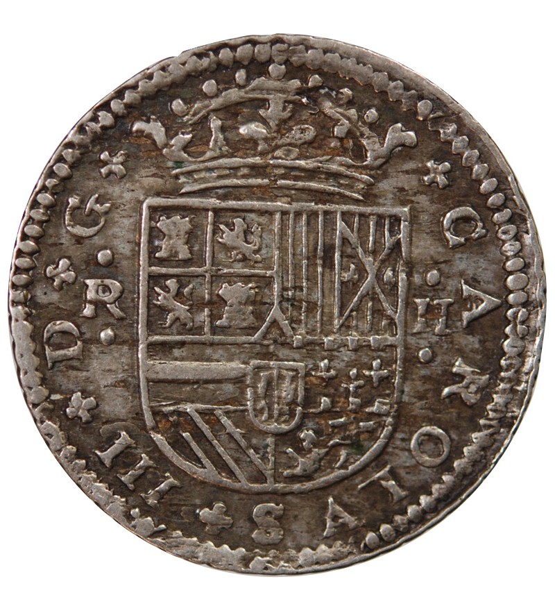 PRINCIPAUTE DE CATALOGNE, CHARLES III - 2 REALES ARGENT 1709 BARCELONE