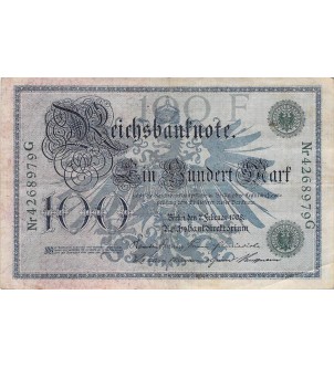 ALLEMAGNE - 100 MARK 07/02/1908
