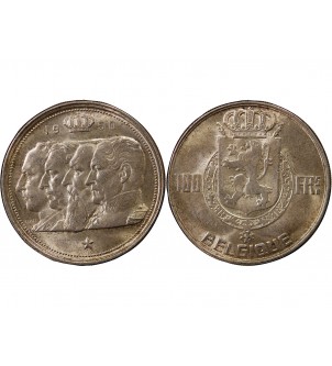 BELGIQUE, PRINCE CHARLES - 100 FRANCS 1950 - DYNASTIE 2
