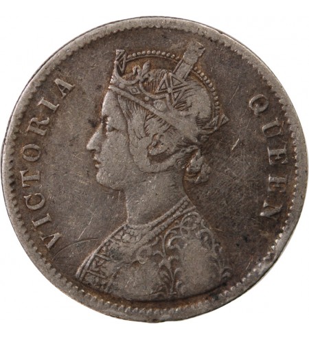 INDE, VICTORIA - RUPEE ARGENT 1862