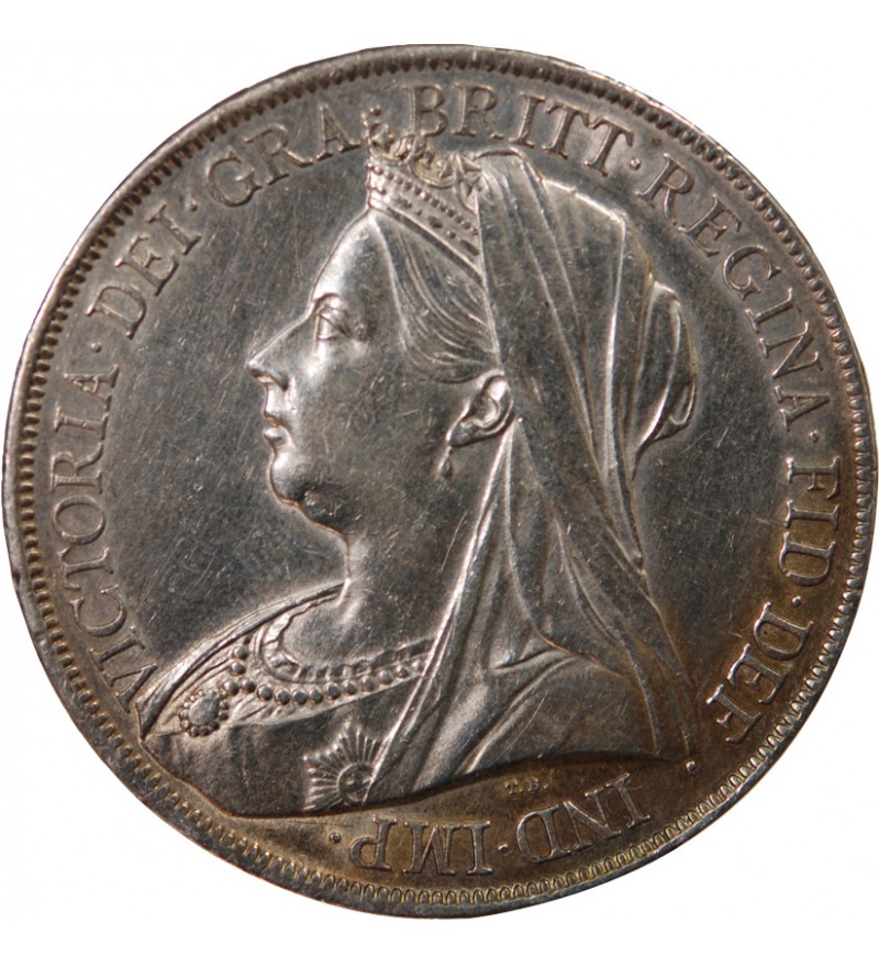 GRANDE-BRETAGNE, VICTORIA - CROWN ARGENT 1900 (LXIII)