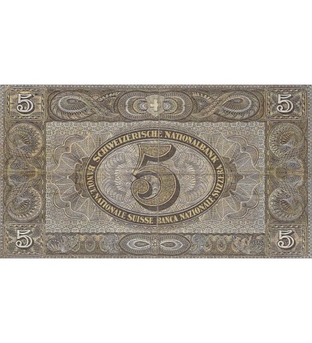 SUISSE, GUILLAUME TELL - 5 FRANCS 22/02/1951