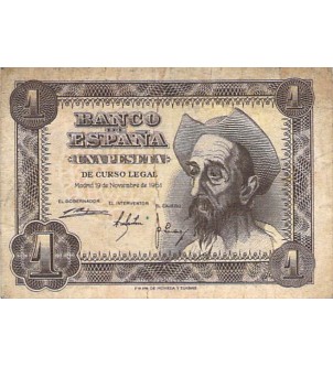 ESPAGNE, DON QUICHOTTE - 1 PESETA 19/11/1951 2