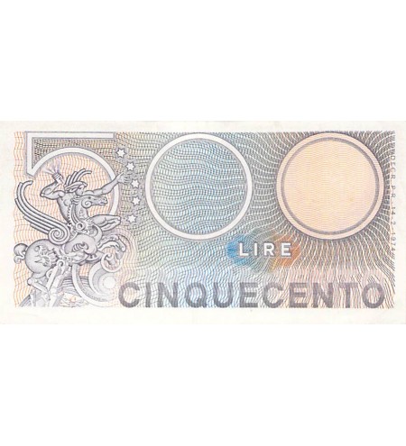 ITALIE, MERCURE - 500 LIRE 14/02/1974 - SUP