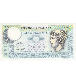 ITALIE, MERCURE - 500 LIRE 02/04/1979 2