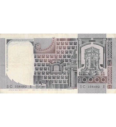 ITALIE - 10000 LIRE 03/11/1982