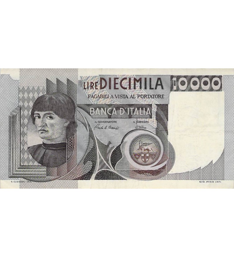 ITALIE - 10000 LIRE 03/11/1982