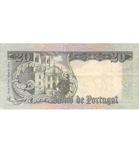 PORTUGAL, SANTO ANTONIO - 20 ESCUDOS 26/05/1964 - TB+