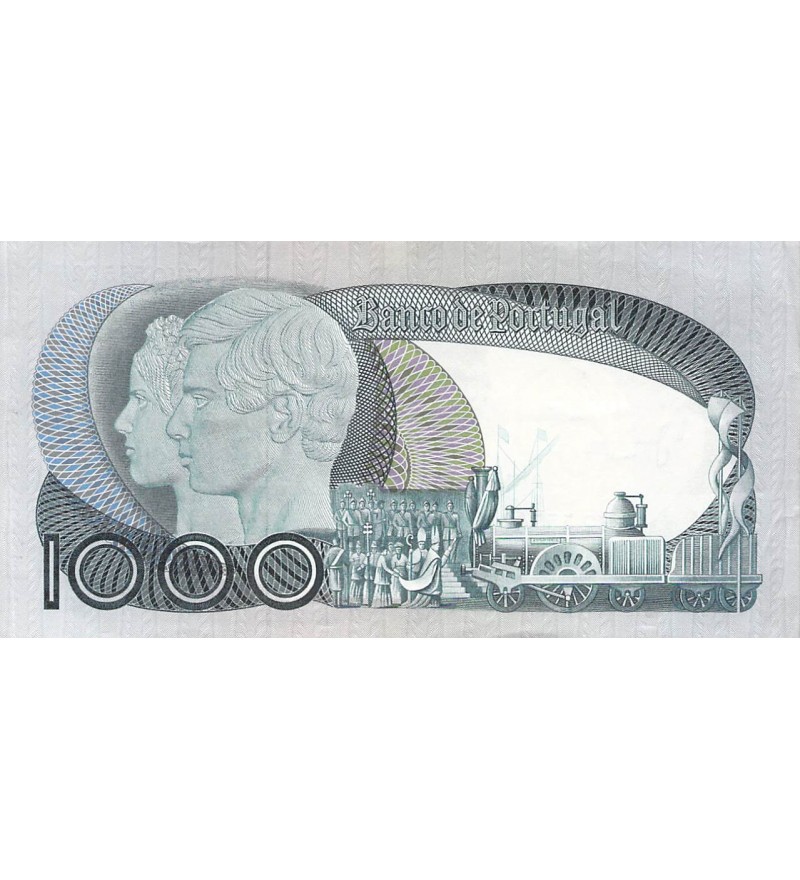 PORTUGAL, PEDRO V - 1000 ESCUDOS 03/12/1981 - TTB+