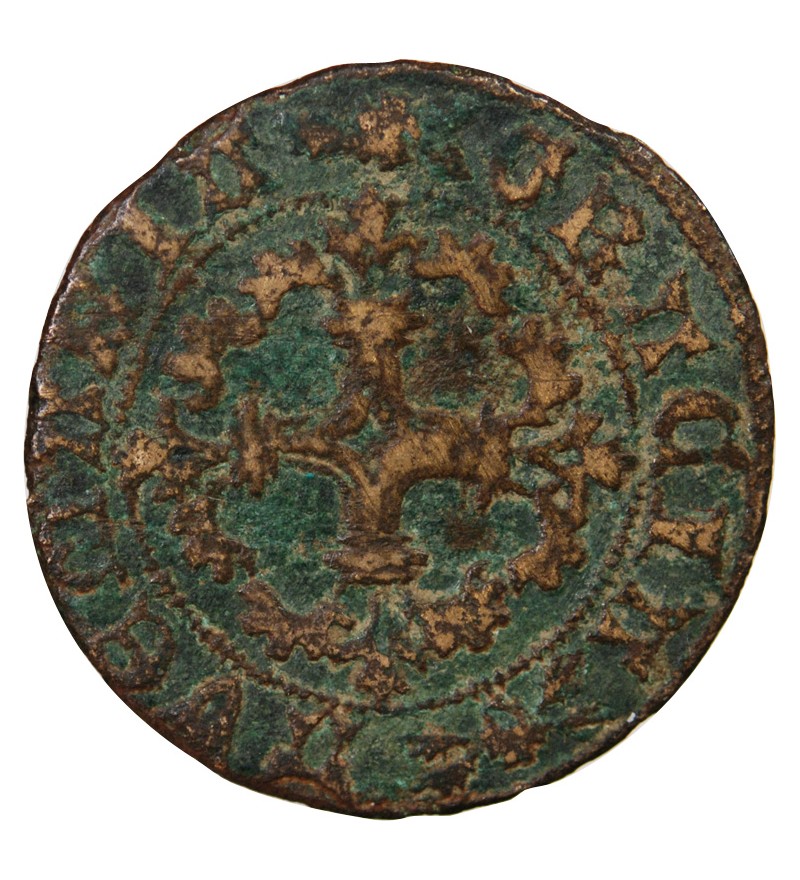 FRANCE – JETON DE COMPTE A L'ECU XVe siècle TOURNAI - AVE MARIA GRACIA PL