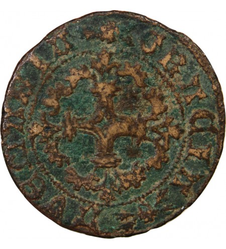 FRANCE – JETON DE COMPTE A L'ECU XVe siècle TOURNAI - AVE MARIA GRACIA PL