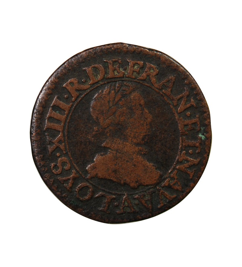 LOUIS XIII - DOUBLE TOURNOIS 1611 A PARIS