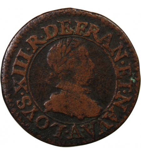 LOUIS XIII - DOUBLE TOURNOIS 1611 A PARIS