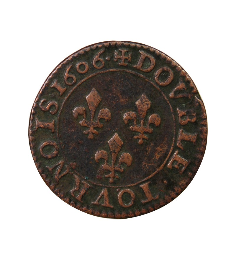 HENRI IV - DOUBLE TOURNOIS 1606 A PARIS