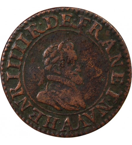 HENRI IV - DOUBLE TOURNOIS 1606 A PARIS