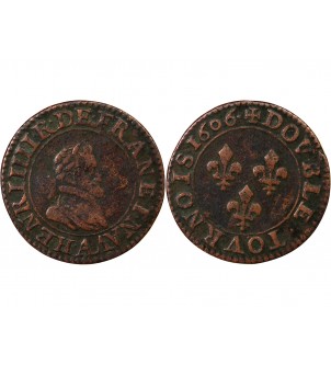 HENRI IV - DOUBLE TOURNOIS 1606 A PARIS 2