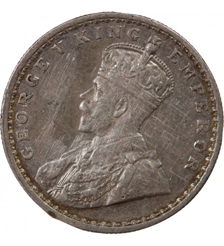INDE, GEORGES V - RUPEE ARGENT 1913