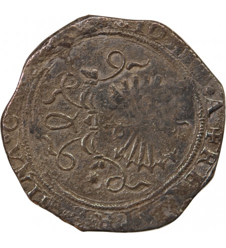 ESPAGNE, FERDINAND II ET ISABELLE - 4 REALES ARGENT 1497-1566 SEVILLE