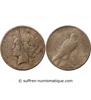 USA - PEACE DOLLAR ARGENT 1923 S SAN FRANCISCO