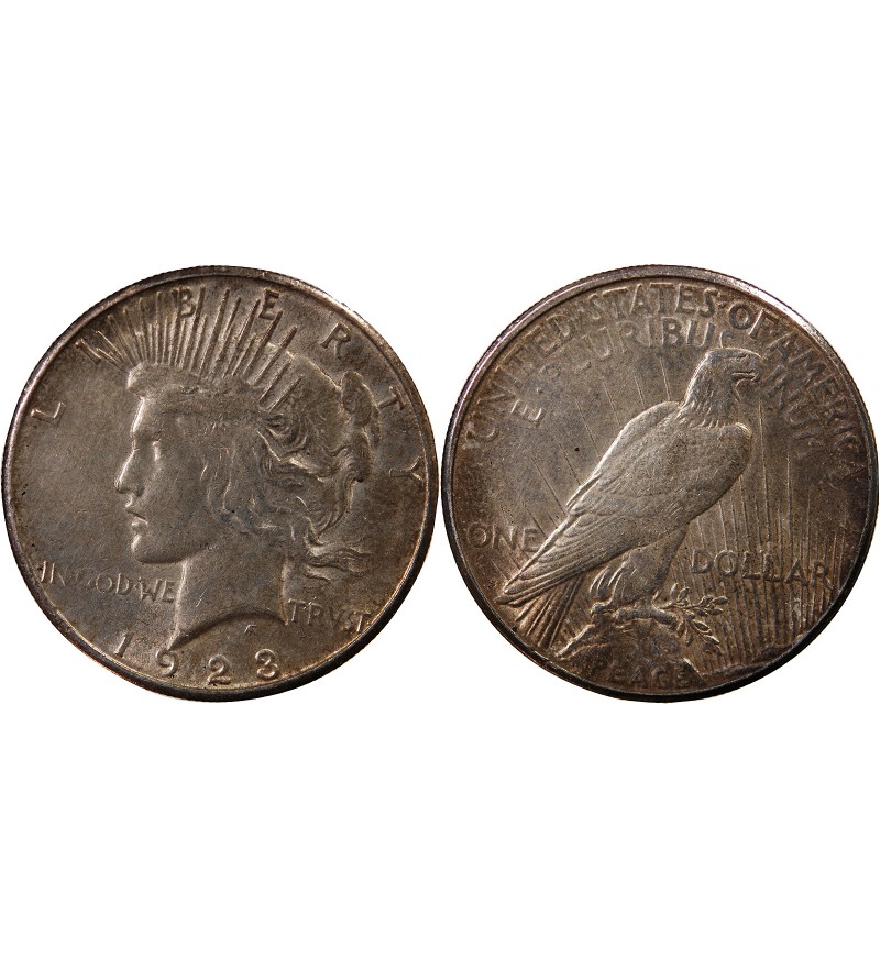 USA - PEACE DOLLAR ARGENT 1923 S SAN FRANCISCO
