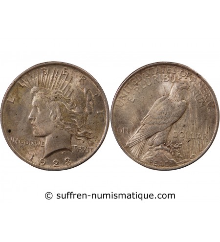 USA - PEACE DOLLAR ARGENT 1923 PHILADELPHIE