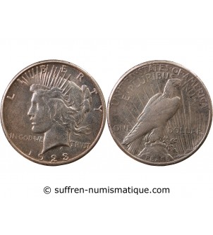 USA - PEACE DOLLAR ARGENT 1923 S SAN FRANCISCO
