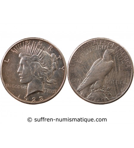 USA - PEACE DOLLAR ARGENT 1923 S SAN FRANCISCO