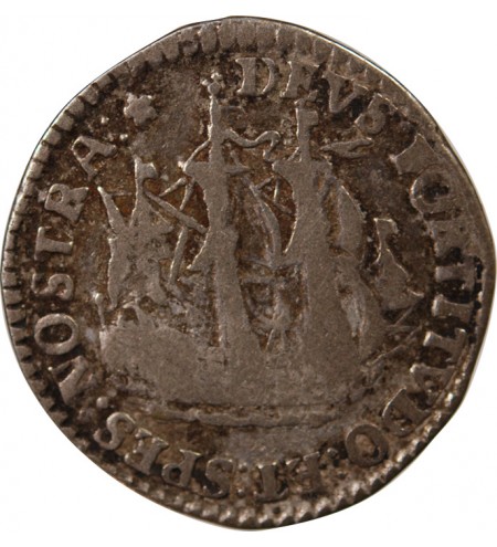 PAYS-BAS, FRISE OCCIDENTALE - 6 STUIVERS ARGENT 1705