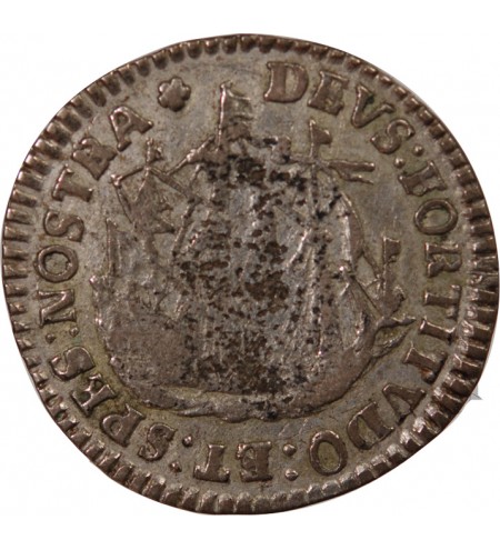 PAYS-BAS, FRISE OCCIDENTALE - 6 STUIVERS ARGENT 1705