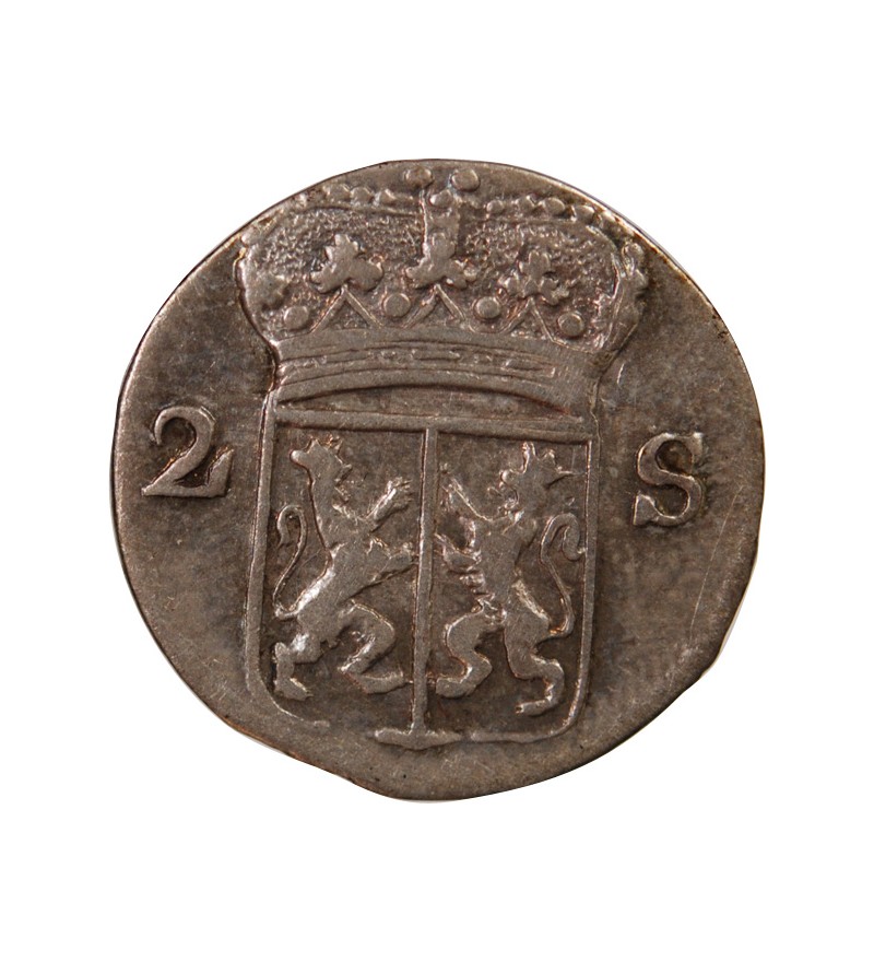 PAYS-BAS, GUELDRE - 2 STUIVERS ARGENT 1785