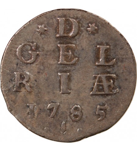 PAYS-BAS, GUELDRE - 2 STUIVERS ARGENT 1785