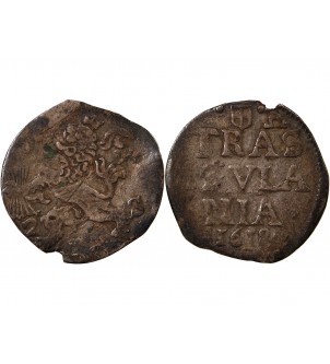 PAYS-BAS, OVERIJSSEL - 2 STUIVERS ARGENT 1618 2