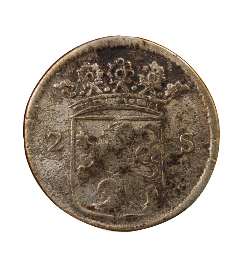 PAYS-BAS, HOLLANDE - 2 STUIVERS ARGENT 1716