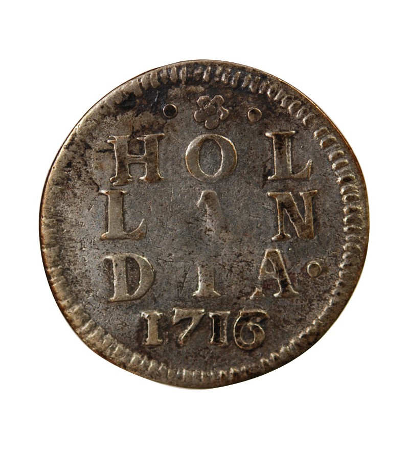 PAYS-BAS, HOLLANDE - 2 STUIVERS ARGENT 1716