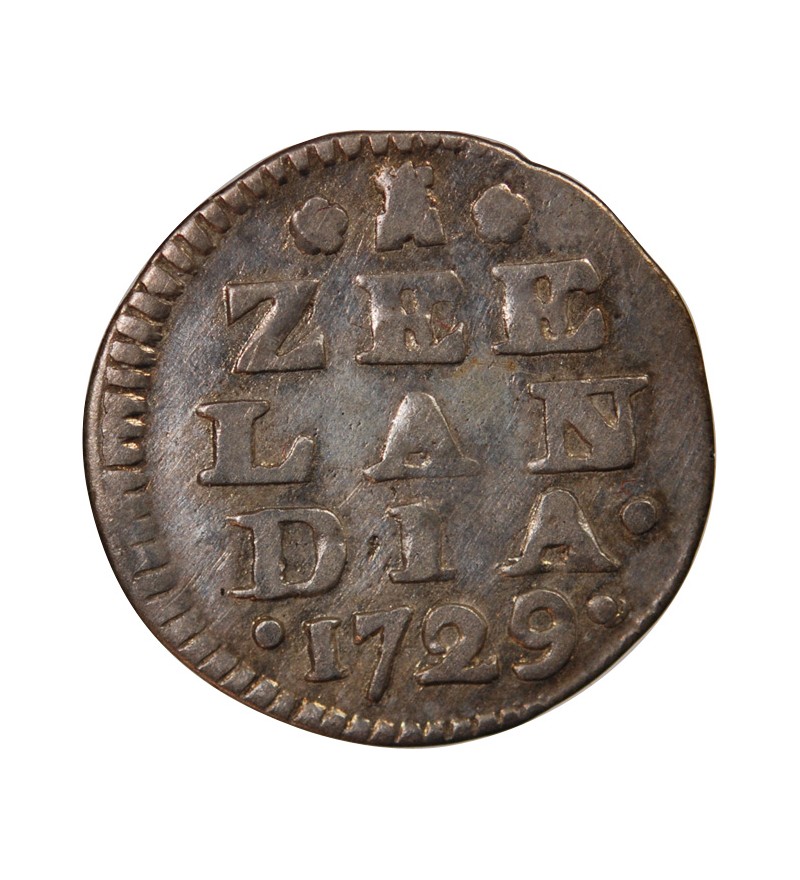 PAYS-BAS, ZELANDE - 2 STUIVERS ARGENT 1729