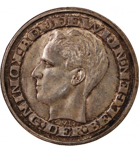 BELGIQUE, BAUDOUIN - 50 FRANCS ARGENT 1958 - LEGENDE FLAMANDE