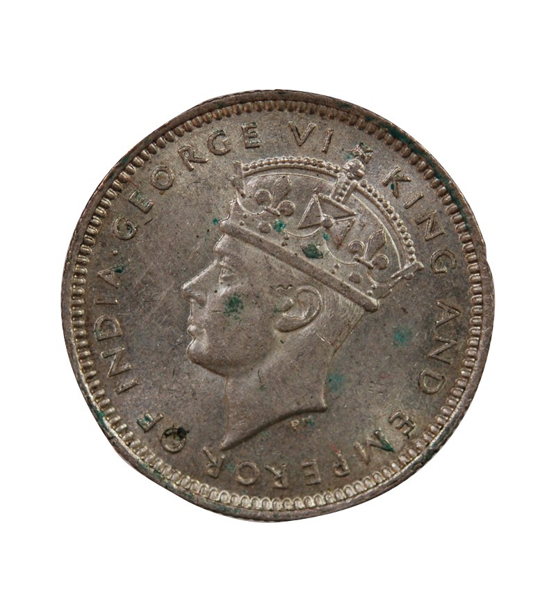 MALAISIE OCCIDENTALE, GEORGES VI - 10 CENTS ARGENT 1941