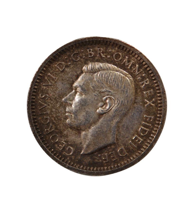 GRANDE-BRETAGNE, GEORGES VI - 3 PENCE ARGENT 1950 MAUNDY