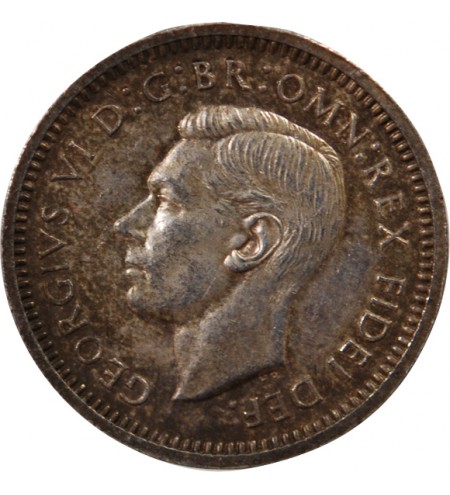 GRANDE-BRETAGNE, GEORGES VI - 3 PENCE ARGENT 1950 MAUNDY